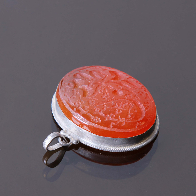 آویز گردنبند نقره زنانه بازرگانی میلادی مدل عقیق کد PK_084 آویز گردنبند نقره زنانه بازرگانی میلادی مدل عقیق کد PK_084