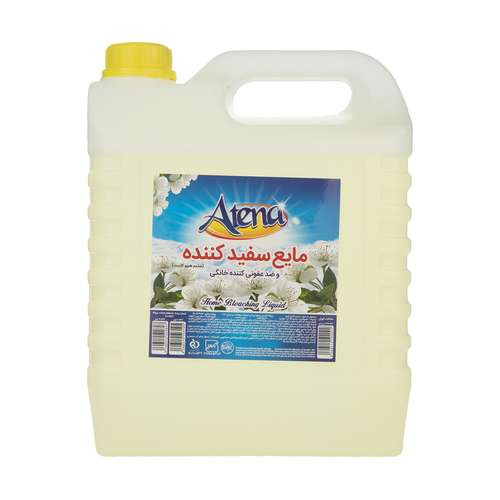 مایع سفید کننده سطوح آتنا مدل معطر حجم 3750 میلی لیتر 