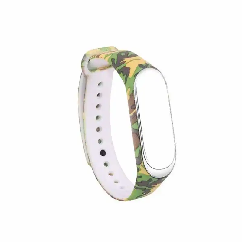 بند طرح ارتشی کد WGY01 مناسب برای مچ بند هوشمند شیائومی Mi Band 3 /Mi Band 4