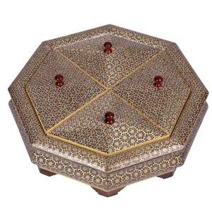 شکلات خوری خاتم کاری مدل نفیس کد 4dar-Tkh