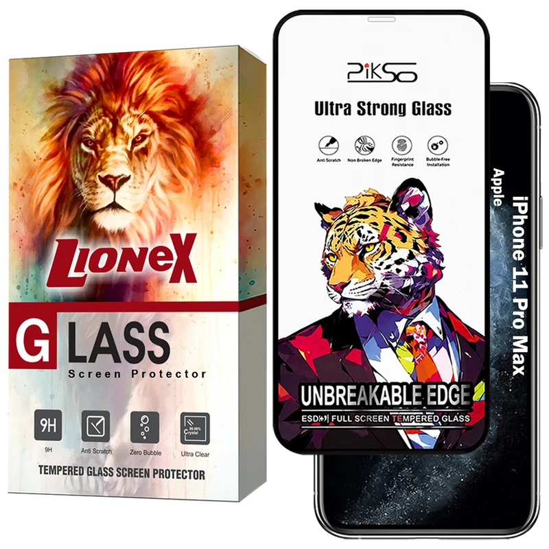 محافظ صفحه نمایش لایونکس مدل PICSOL مناسب برای گوشی موبایل اپل iPhone 11 Pro Max