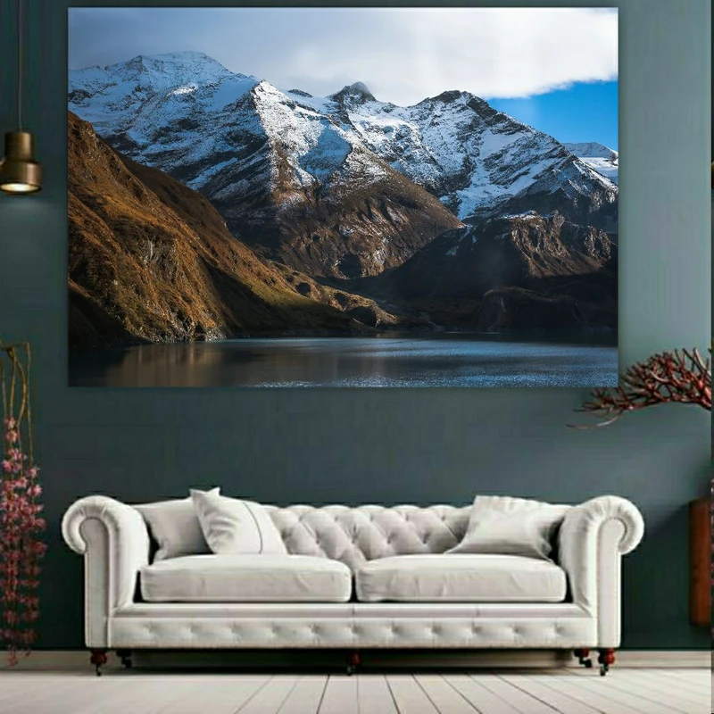 پوستر دیواری طرح طبیعت مدل کوهستان زیبا کد FP398