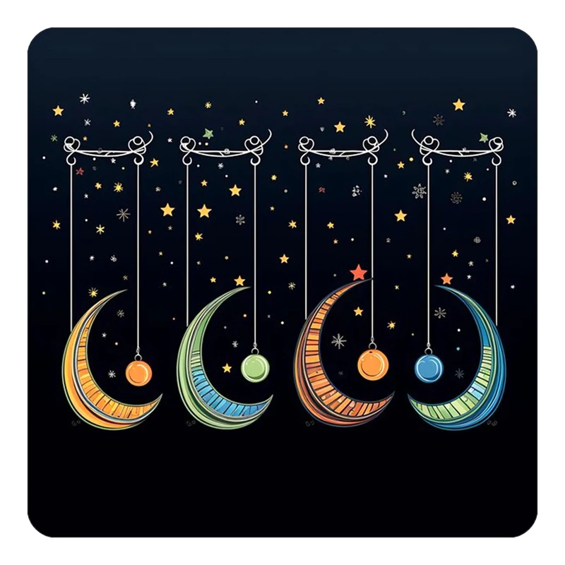 مگنت کاکتی طرح ماه و ستاره مدل mp51078