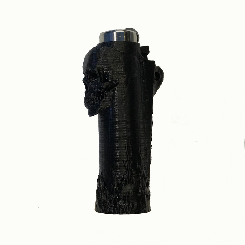 فندک مدل اسکلت و آتش برجسته 70 کد 2.1.2