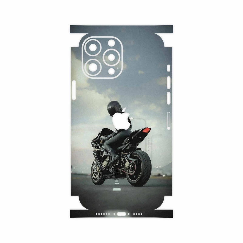 برچسب پوششی ماهوت مدل Motorcycling-FullSkin مناسب برای گوشی موبایل اپل iPhone 13 Pro Max