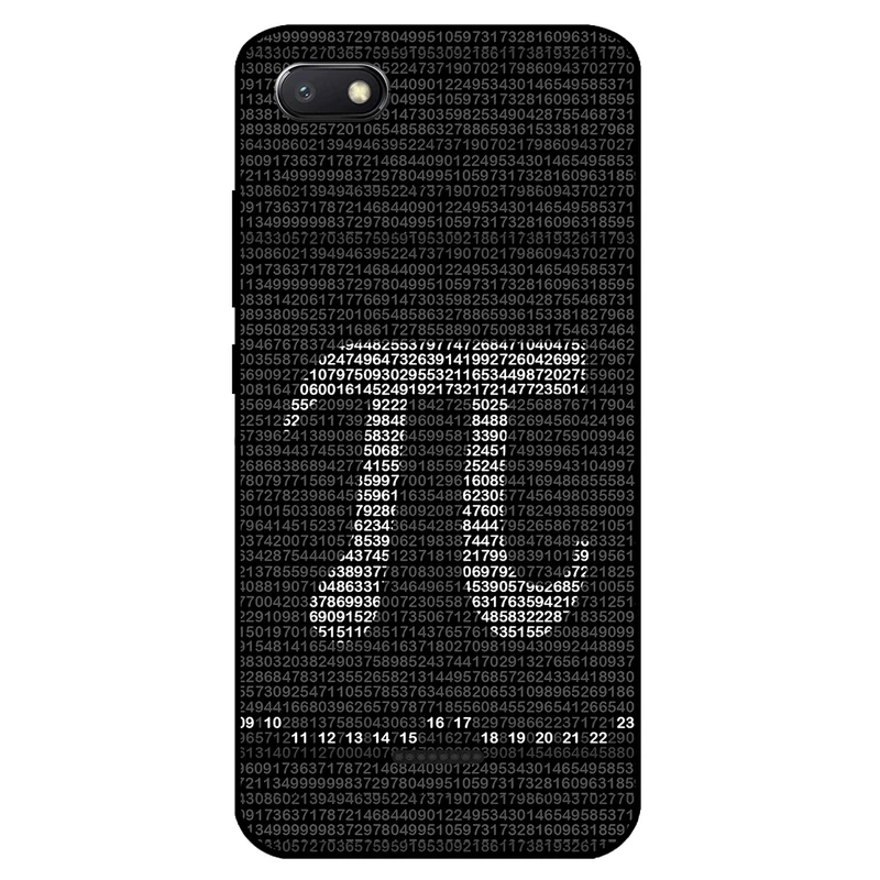 کاور مگافون طرح عدد پی مدل 7240 مناسب برای گوشی موبایل شیائومی Redmi 6A