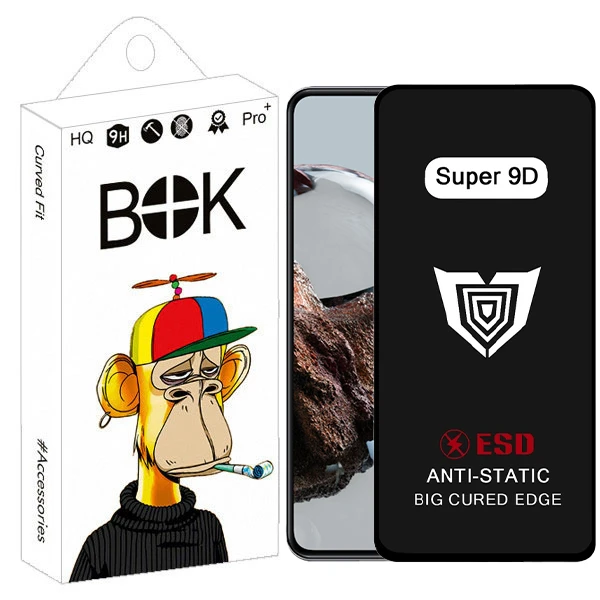 محافظ صفحه نمایش بوک مدل Super 9D Pro مناسب برای گوشی موبایل شیائومی mi 12T / 12t Pro / poco F5