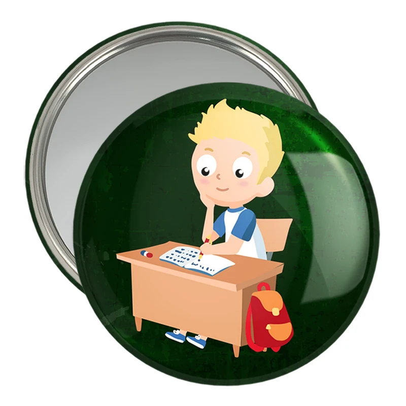 آینه جیبی خندالو مدل بازگشت به مدرسه کد 30033