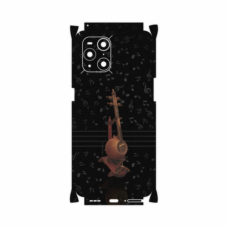 برچسب پوششی ماهوت مدل Persian-Fiddle-Instrument-FullSkin مناسب برای گوشی موبایل اپو Find X3 Pro
