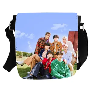 کیف رودوشی دخترانه مدل bts army کد KD-3755