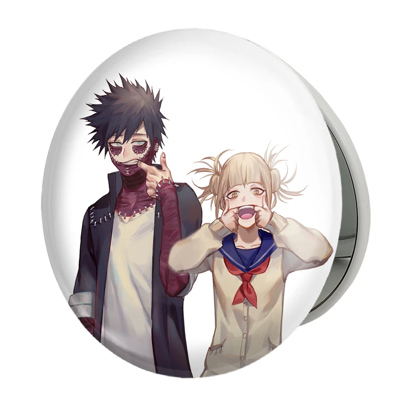 آینه جیبی خندالو طرح توگا و دابی انیمه آکادمی قهرمان من  مدل تاشو کد 11566 