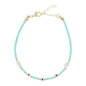 پابند زنانه زودیکا مدل منجوقی چشم نظر کد AAF225