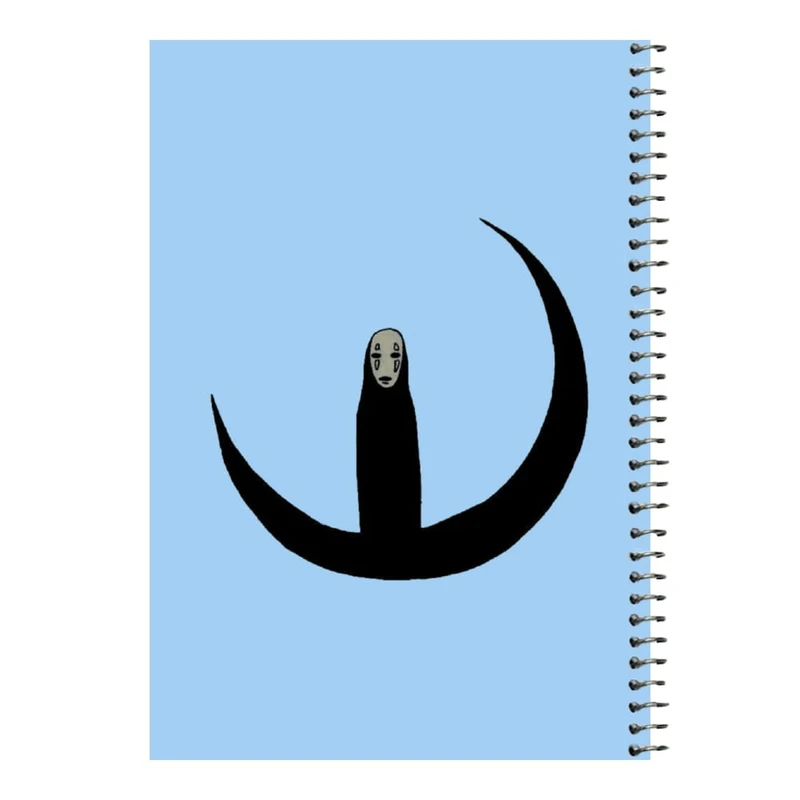 دفتر مشق 80 برگ اس جی مدل ماه و جادوگر کد۱   