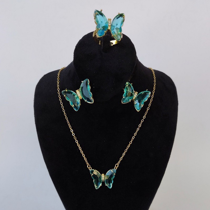 نیم ست زنانه مدل استیل پروانه