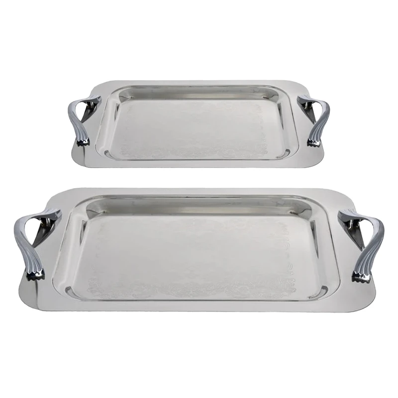 سینی دسته دار آرتیستون صنعت مدل دسته صدفی مجموعه دو عددی