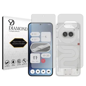 Diamond Tough model transparent screen protector suitable for Nothing Phone 2a mobile phone along with the back protector