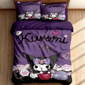 سرویس خواب یک نفره 5 تکه مدل کرومی کد kuromi 021