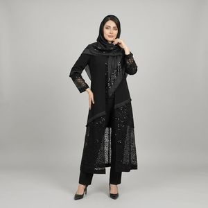 مانتو بلند زنانه دانتل 303