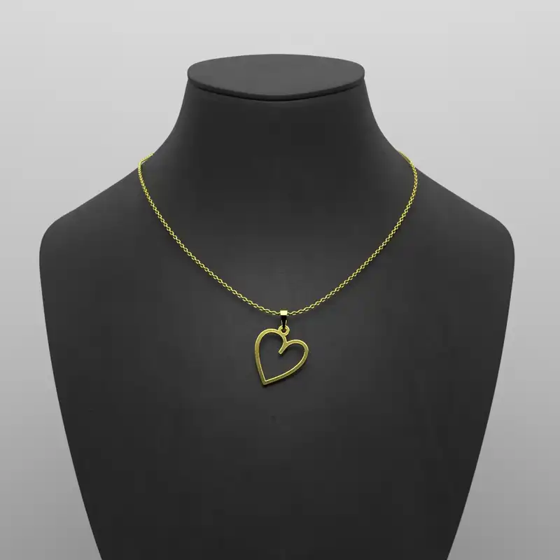 گردنبند طلا 18 عیار زنانه مدوپد مدل گل کد CA10851
