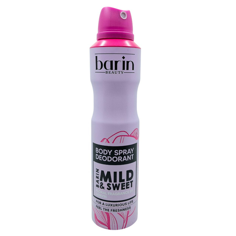 اسپری بدن زنانه بارین بیوتی مدل MILD SWEET حجم 250 میلی لیتر