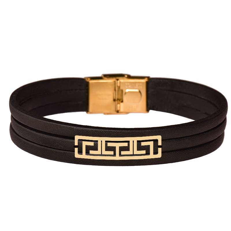 دستبند طلا 18 عیار زنانه کرابو طرح هندسی مدل Kr101224 دستبند طلا 18 عیار زنانه کرابو طرح هندسی مدل Kr101224