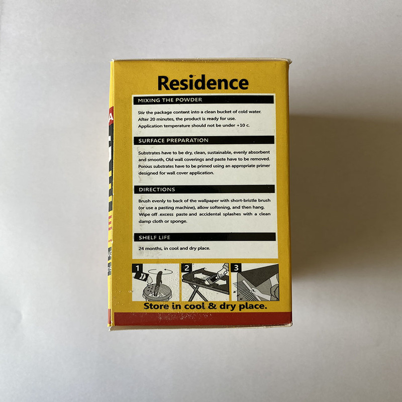 چسب کاغذ دیواری رزیدنس مدل p وزن 100 گرم
