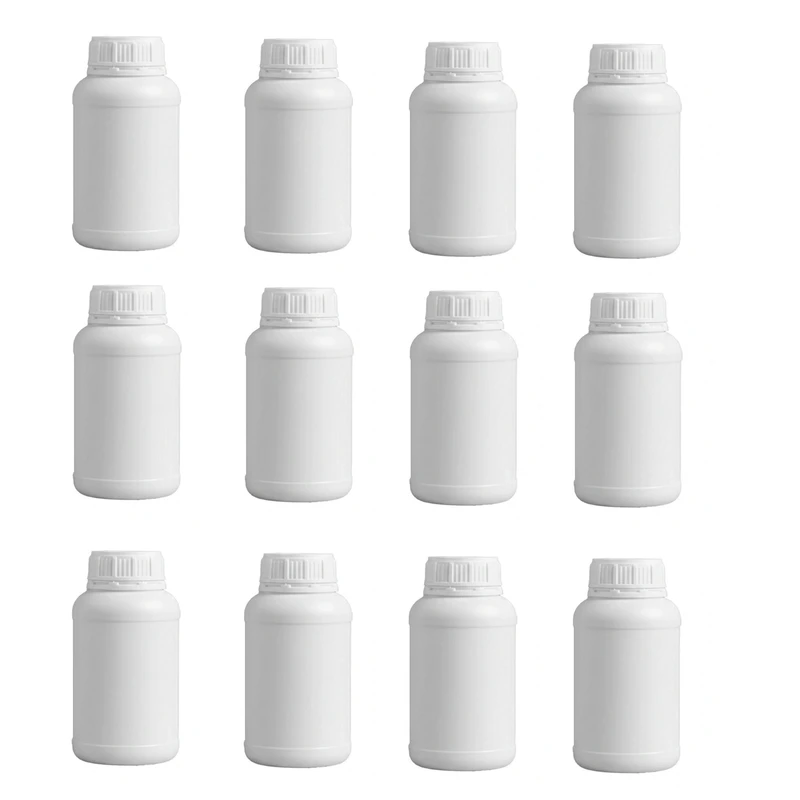 بطری مدل پلی اتیلن استوانه ای گنجایش 0.5 لیتر بسته 12 عددی
