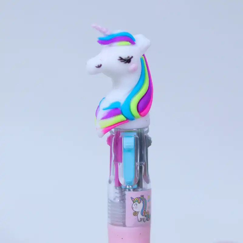 خودکار مدل چند رنگ فانتزی مینی طرح یونی کورن