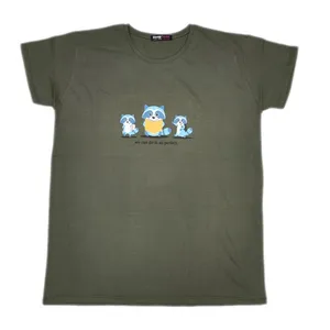 تی شرت آستین کوتاه زنانه مدل راکون