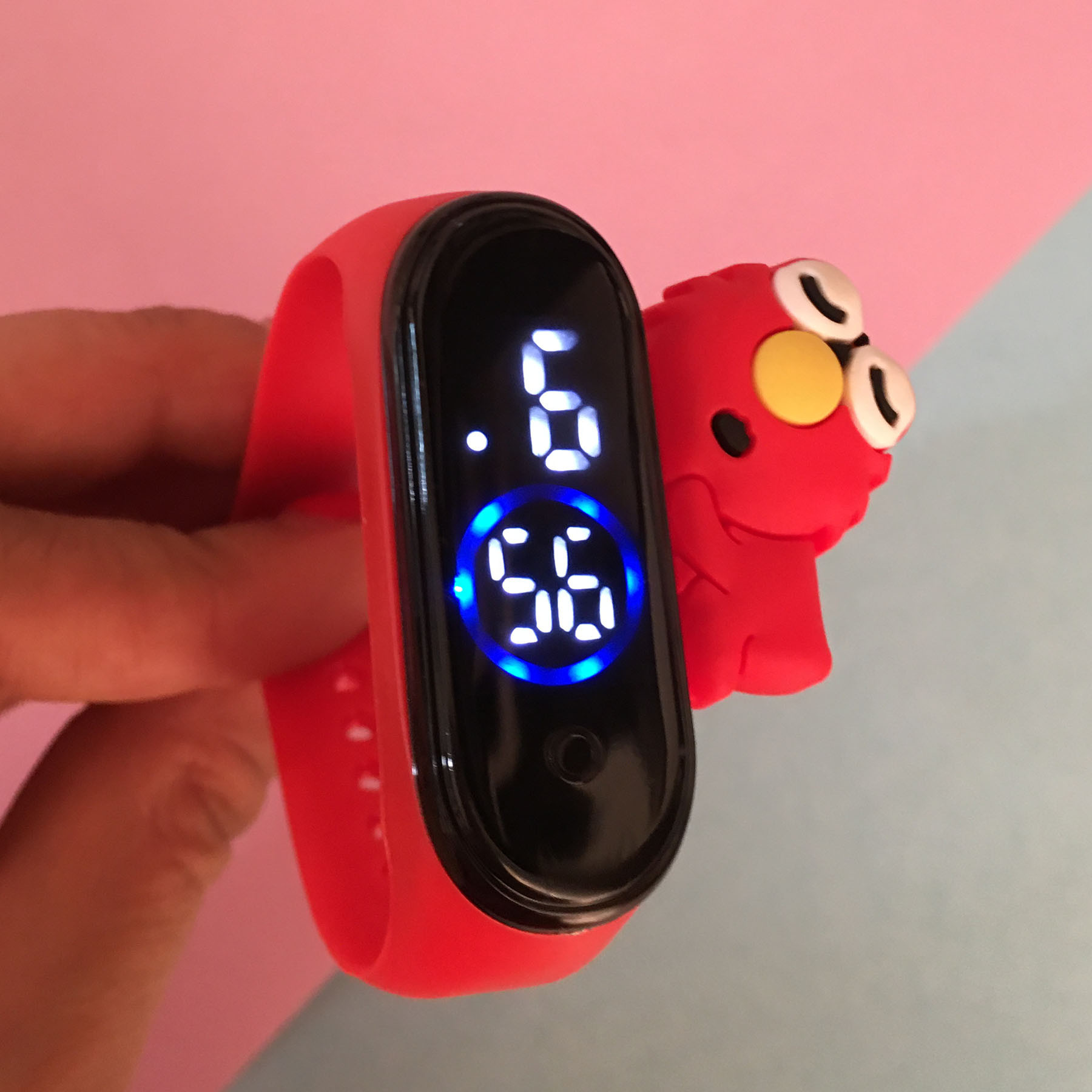 ساعت مچی دیجیتال بچگانه مدل ضد اب سیلیکونی طرح خوابالو بامزه کد T RE D22