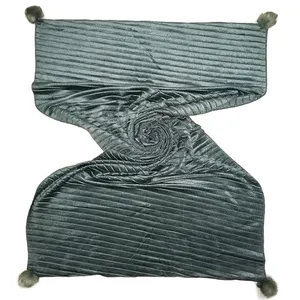 شال زنانه مدل پلیسه پاییزه