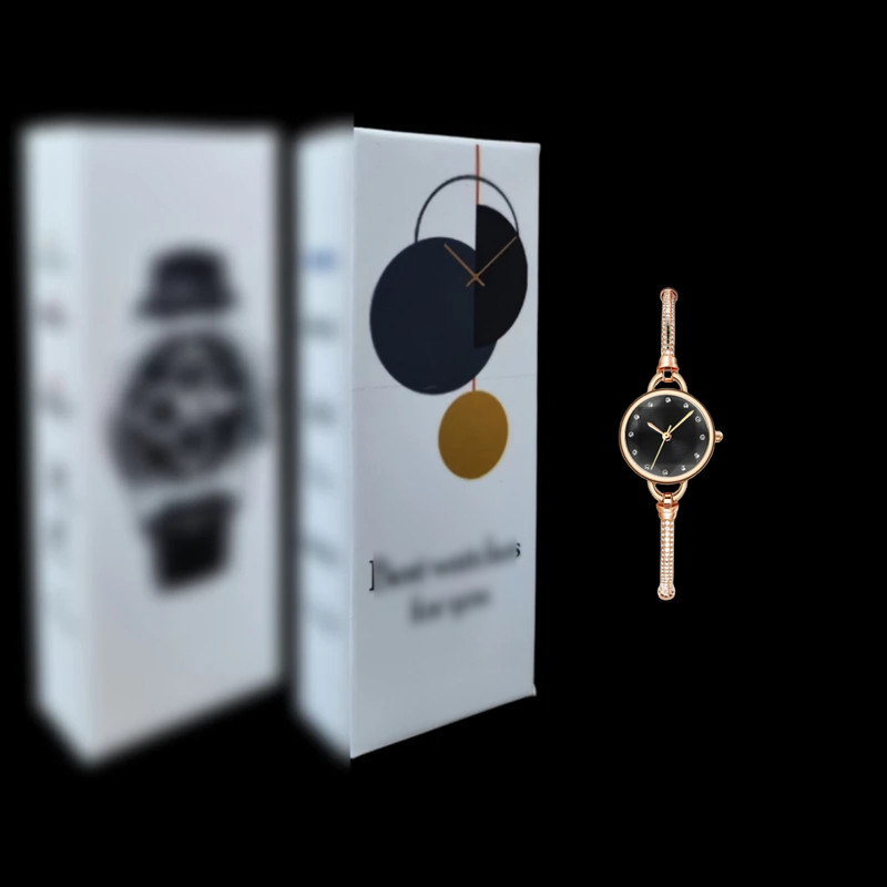 ساعت مچی عقربه ای زنانه مدل شیشه تراش قفل کرواتی کد 5