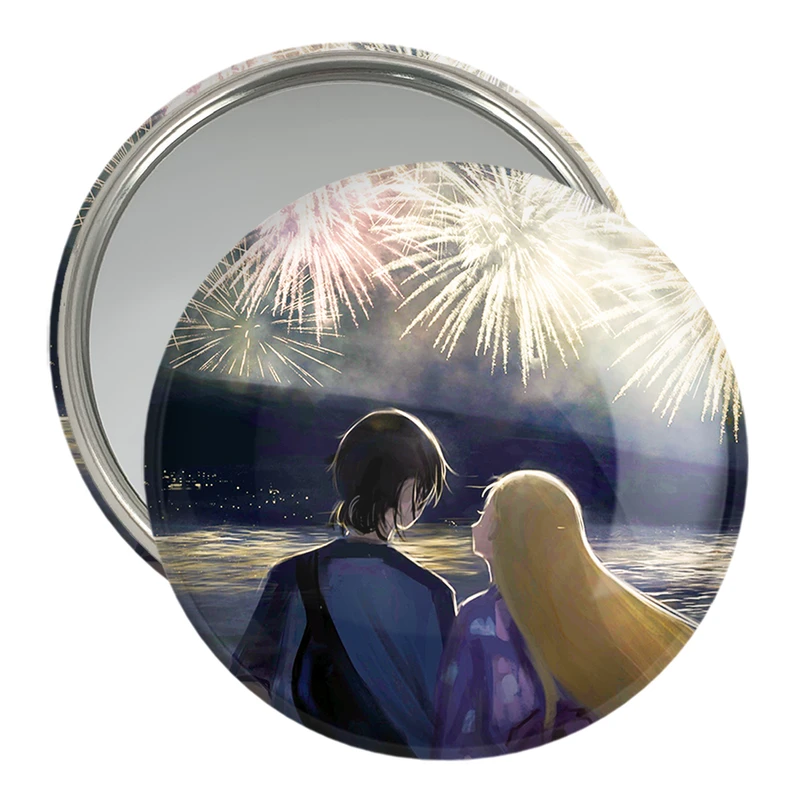 آینه جیبی خندالو مدل اوشینو و شینپی انیمه سامرتایم رندرینگ کد 24235