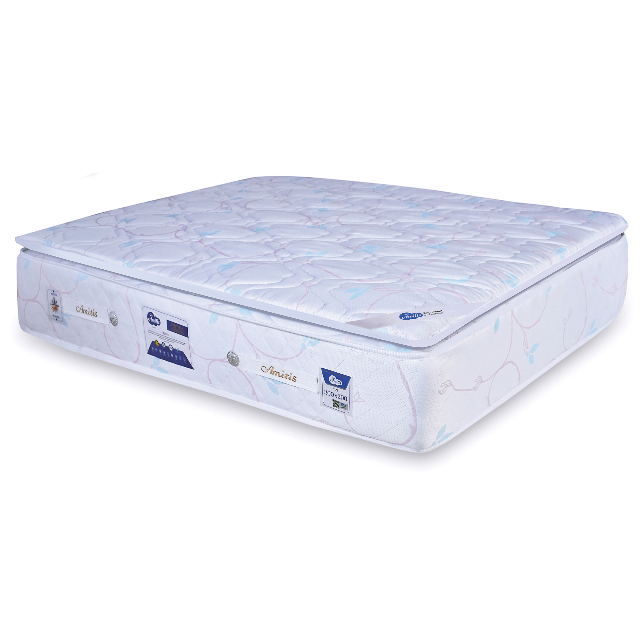 تشک آمیتیس مدل P دو نفره سایز 200x200 سانتی متر