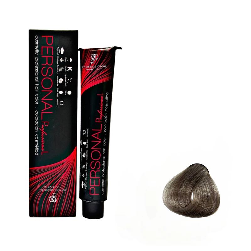 رنگ مو پرسونال پی ال شماره 9.11 حجم 100 میلی لیتر رنگ بلوند خاکستری خیلی روشن قوی