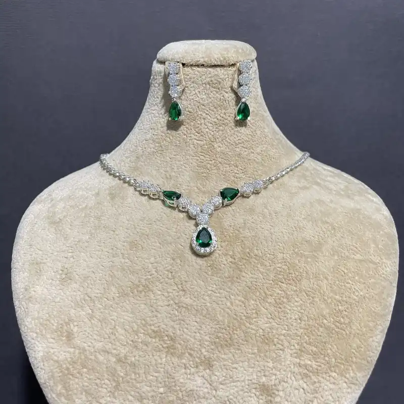 نیم ست نقره زنانه مدل 30722