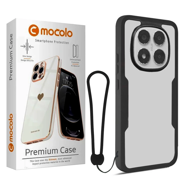 کاور موکولو مدل Antishock Strap مناسب برای گوشی موبایل شیائومی Poco X7/ Redmi Note 14 Pro 4G/ 5G به همراه بند آویز
