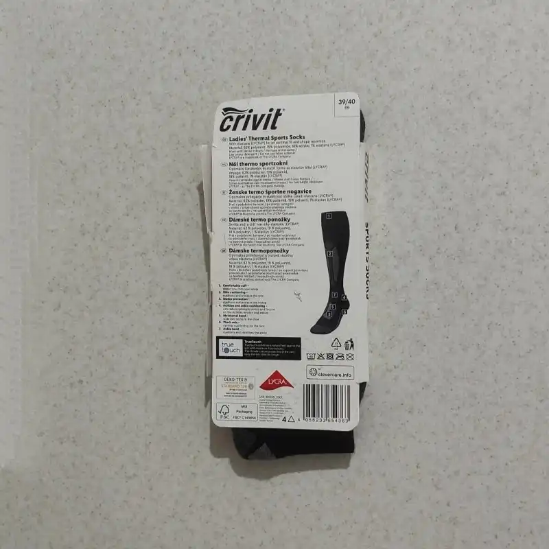 جوراب ساق بلند اسکی مردانه کریویت مدل CR333333