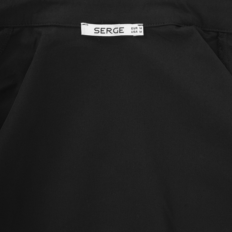 شومیز آستین بلند زنانه سرژه مدل 207356 رنگ مشکی