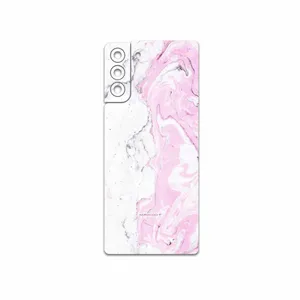 MAHOOT Blanco-Pink-Marble Cover Sticker for Samsung Galaxy S21 Plus 5G