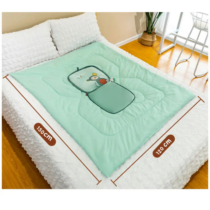 پتو کودک مدل بالشتی طرح موش کد JIMI110 سایز 40x40 سانتی‌ متر