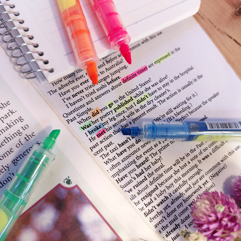 ماژیک علامت گذار یالونگ مدل DUAL Liquid مجموعه 5 عددی