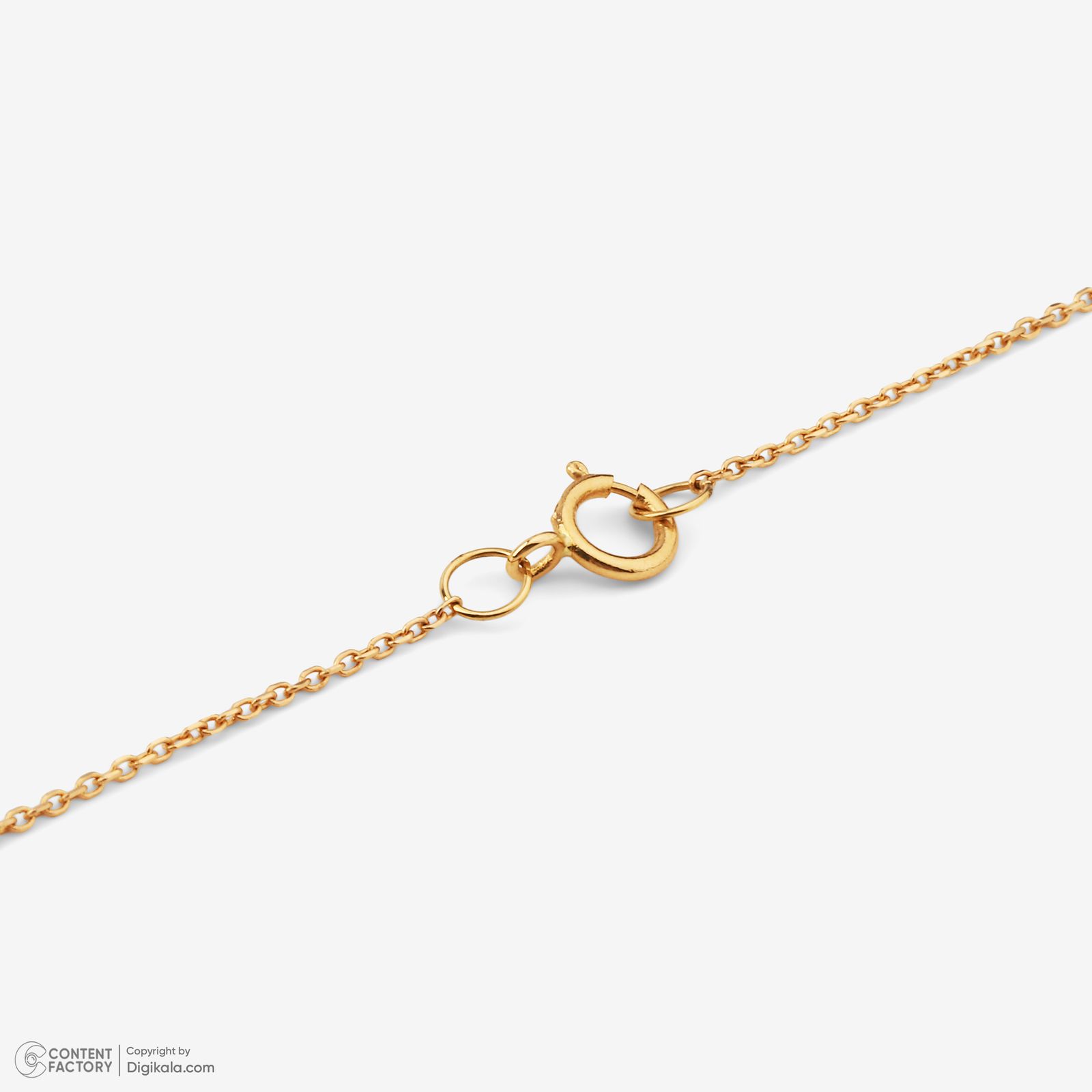 گردنبند طلا 18 عیار زنانه با زنجیر حلقه‌ای (فلامینگو) روبی آرت گالری مدل 235640 -  - 3
