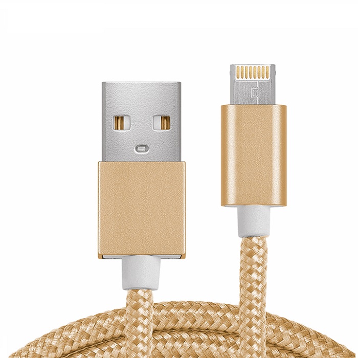 کابل تبدیل USB به microUSB و لایتنینگ مدل 2In1 طول 1 متر