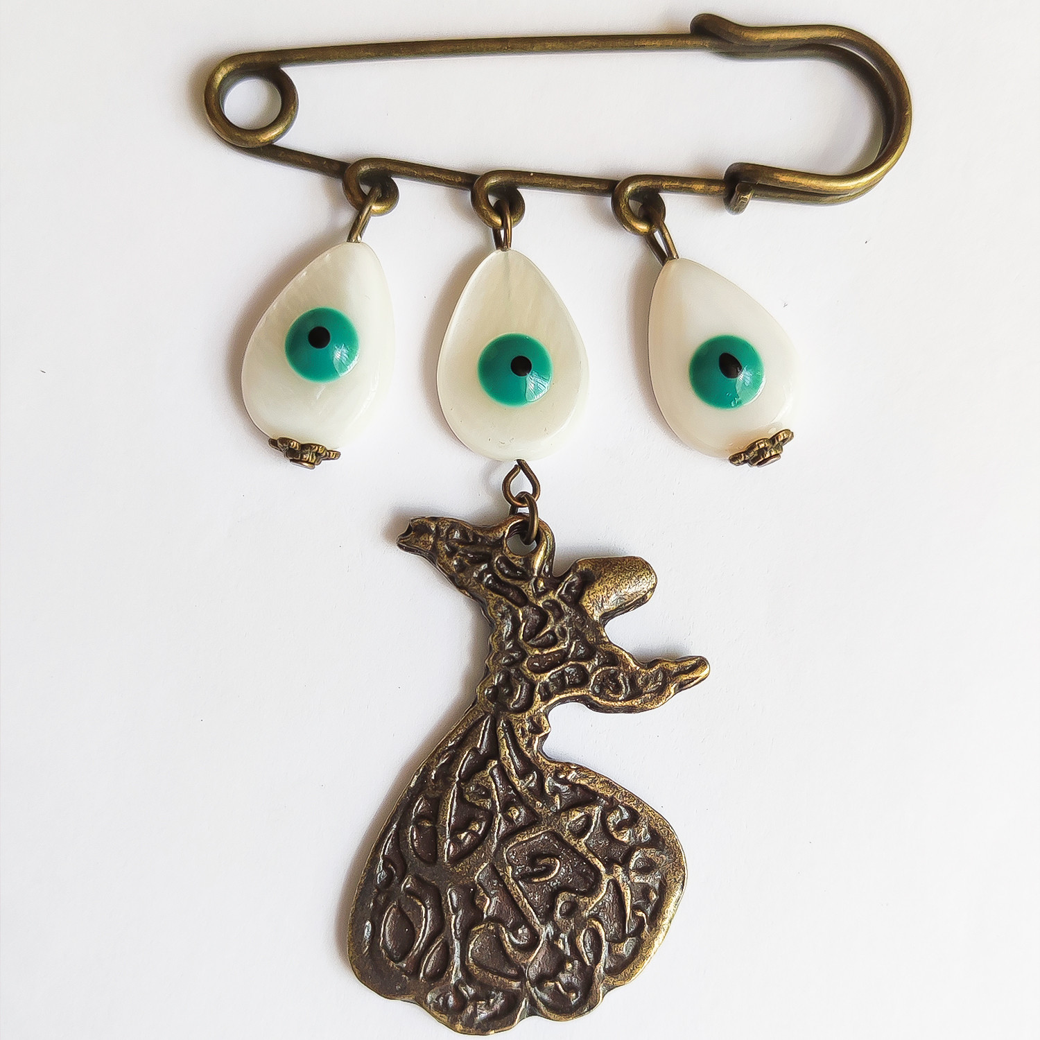 سنجاق سینه زنانه مدل سماع