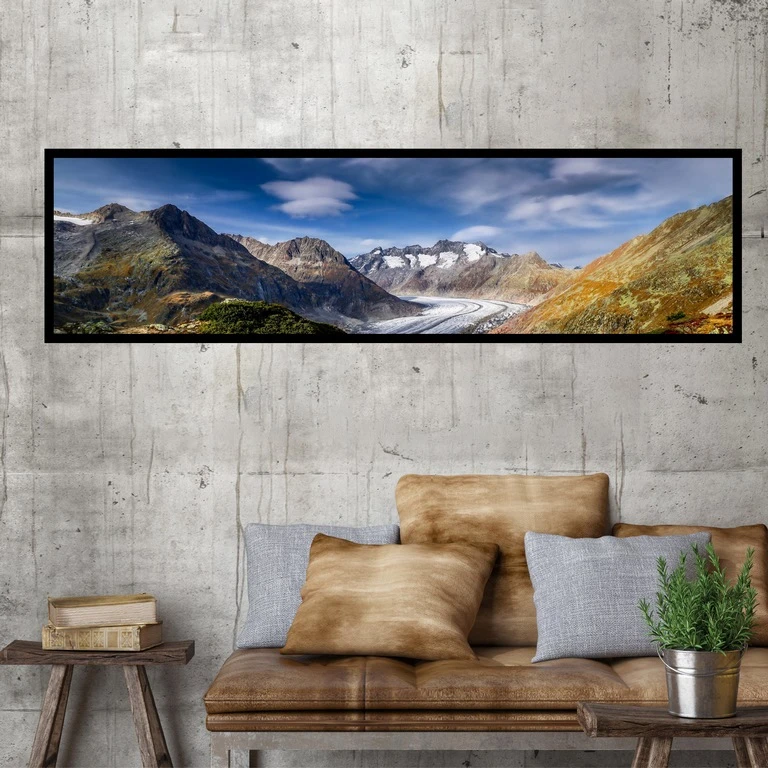 تابلو بکلیت طرح منظره جاده کوهستانی مدل B-7520