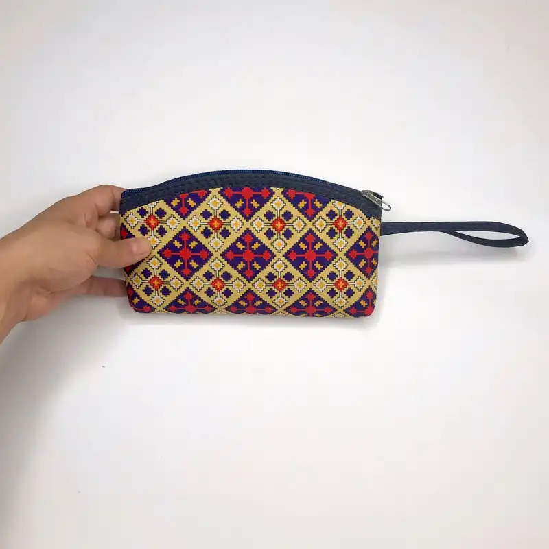 کیف پول زنانه مدل سنتی ترمه F6