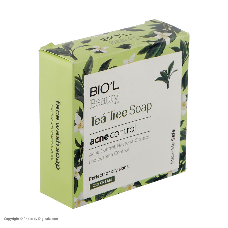 صابون شستشو بیول مدل TEA TREE وزن 100 گرم صابون شستشو بیول مدل TEA TREE وزن 100 گرم