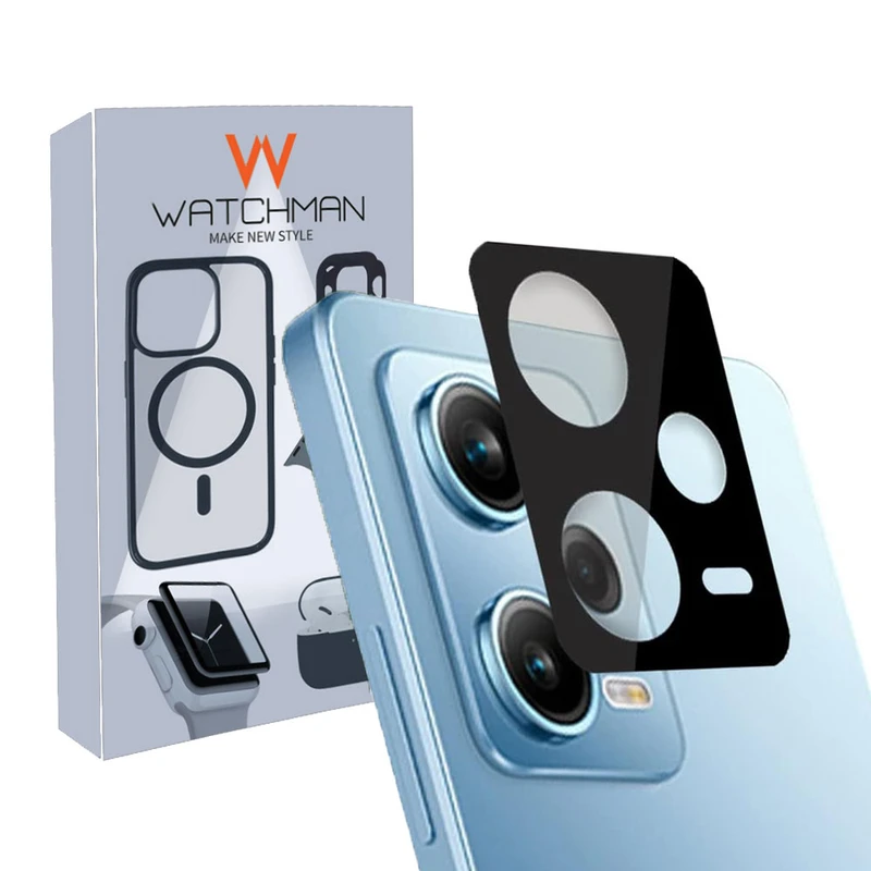 محافظ لنز دوربین واچ من مدل 3D-WM مناسب برای گوشی موبایل شیائومی Redmi Note 12 Pro 5G / Redmi Note 12 Pro Plus 5G