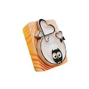 مهر لینو طرح جغد عاشق کد 1011